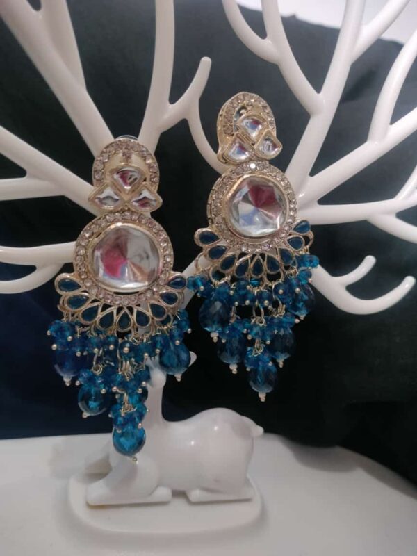 Blue Diamond Earrings