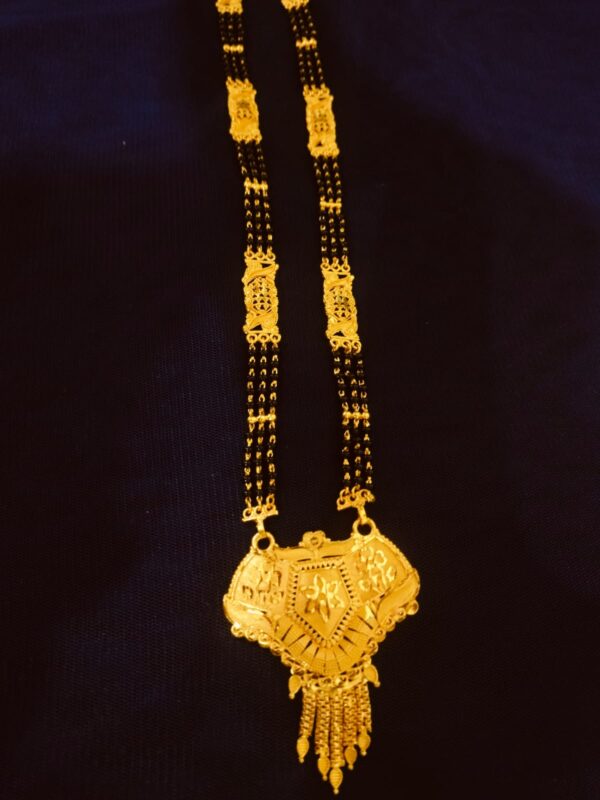 Beautiful golden pendant mangalsutra