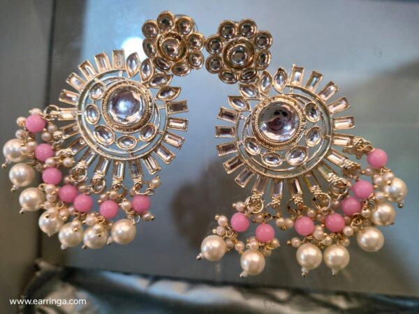 Pink Chandbalis