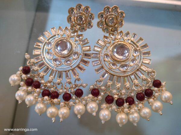 Marron Crystal Earrings