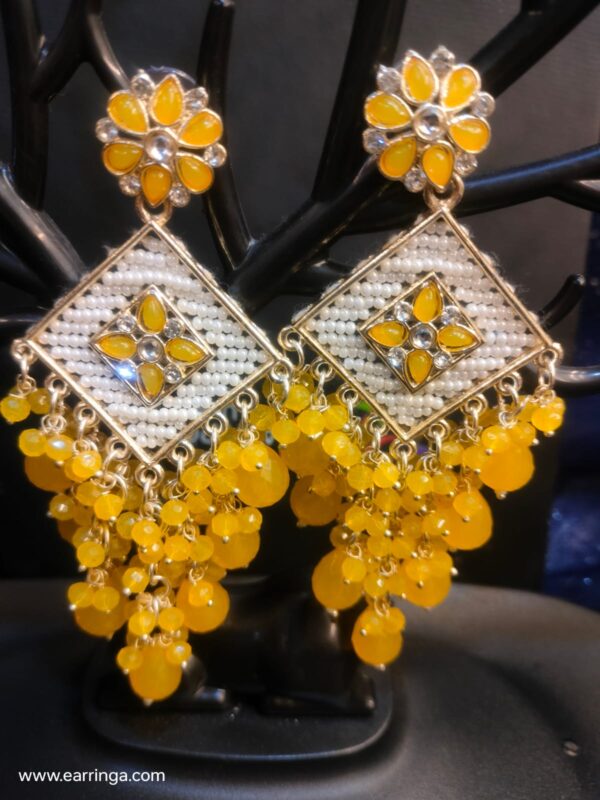 Yellow Earrings